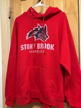 Seawolves Red Hooded Sweatshirt